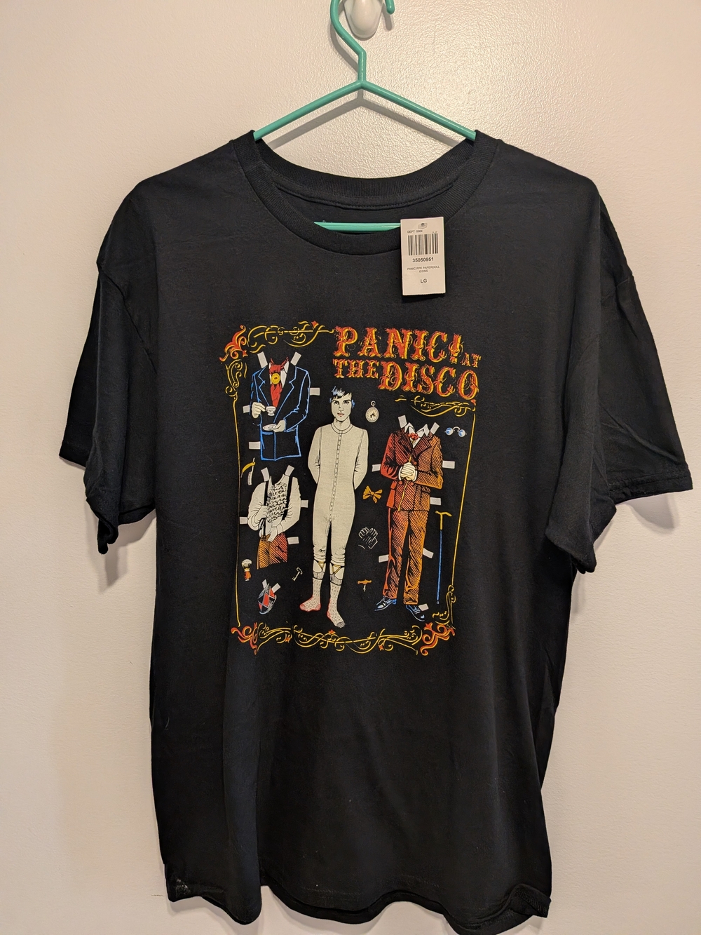 Panic! At The Disco Black Short Sleeve Graphic Tee